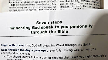 Seven steps for hearing God speak to you personally through the Bible